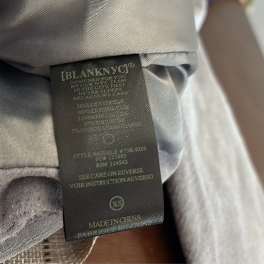 BLANK NYC Moto suede Jacket size XS NWT - Picture 16 of 16